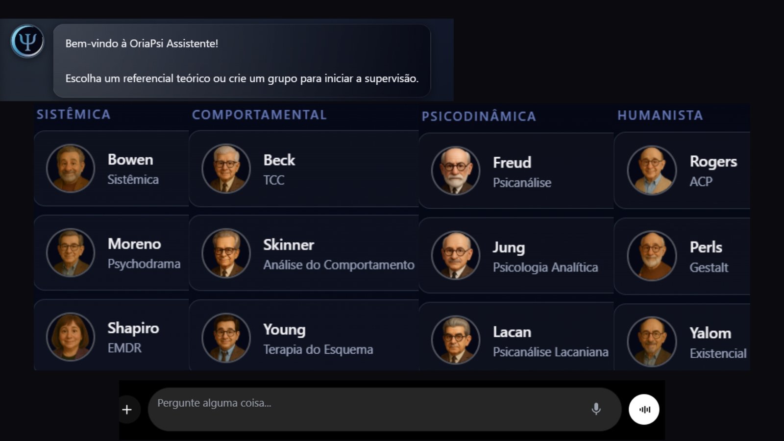 Assistente OriaPsi e supervisão clínica com IA